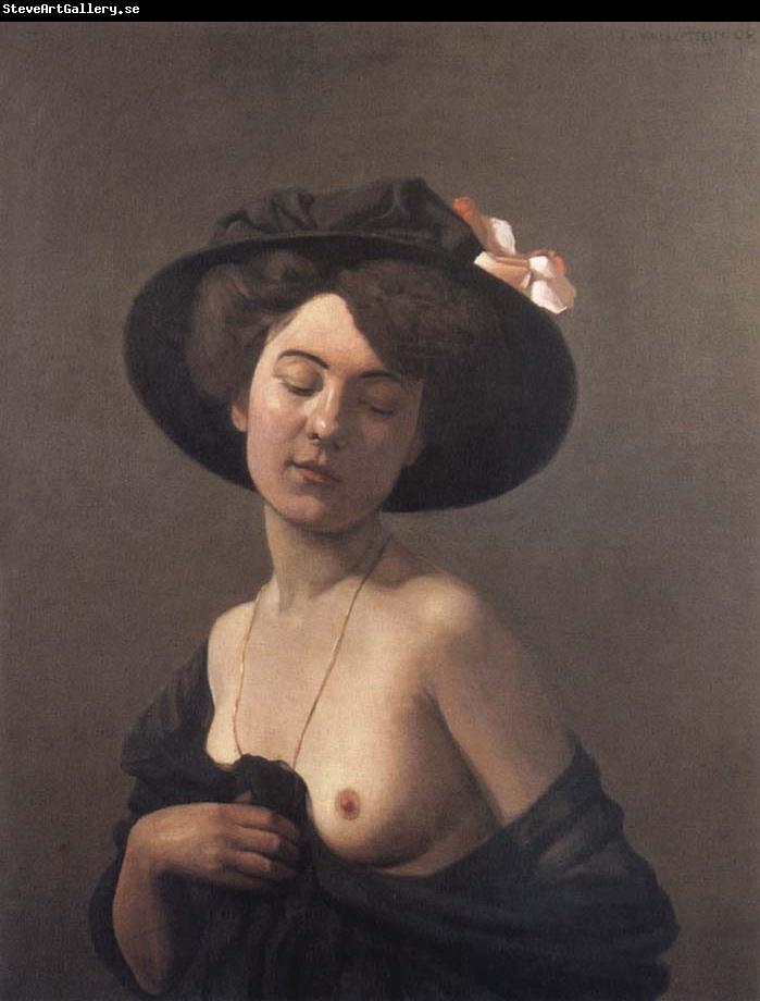 Felix  Vallotton Woman with Black Hat